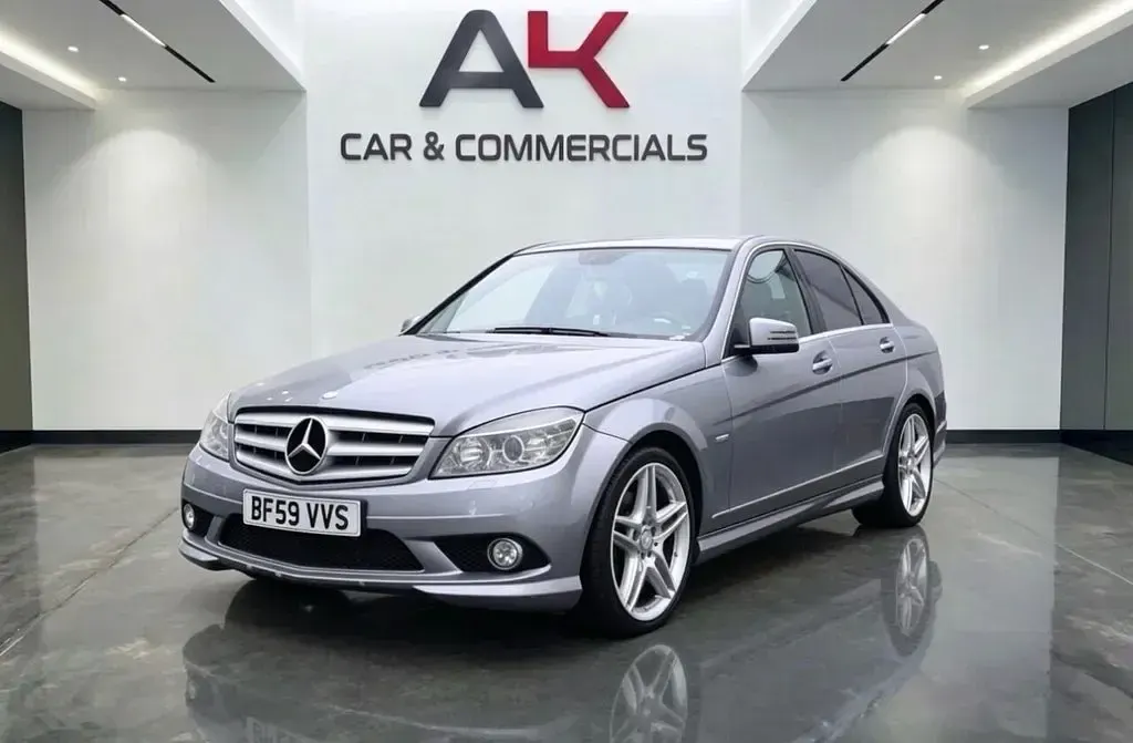Used Mercedes C220 2009 Silver Sedan