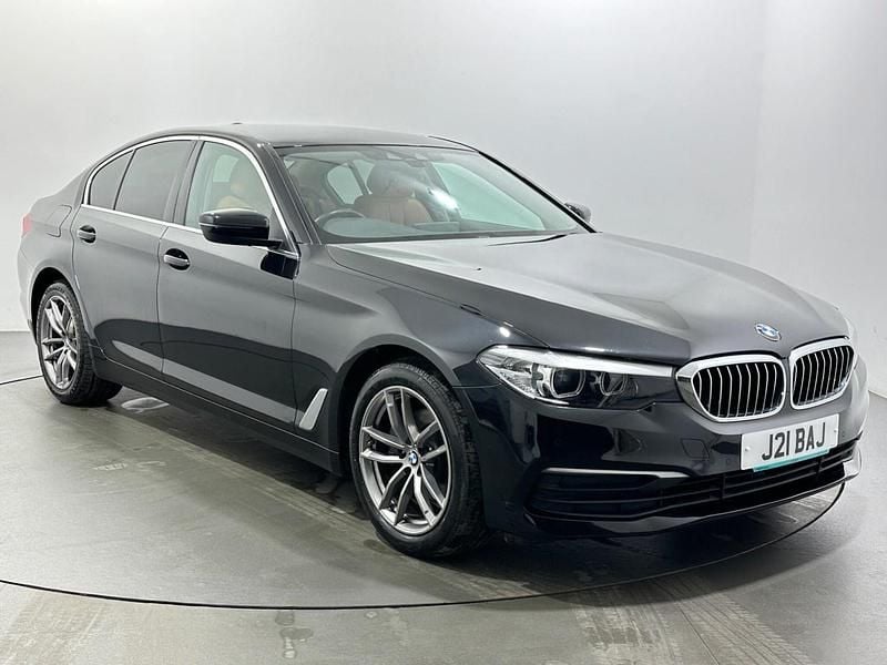 Used BMW 520 2018 Black Sedan