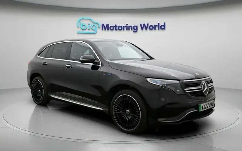 Used Mercedes EQC400 AMG line 300 kW (408 HP) 2022 Black SUV