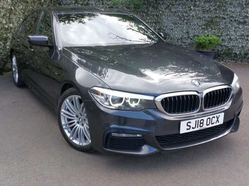 Grey Used 2018 BMW 520 M Sport Sedan | £17,498 (Fair price) - Image 1/4