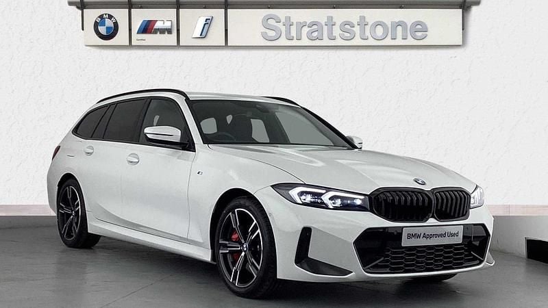 White Used 2025 BMW 320 M Sport Estate | £34,990 (A bit pricey) - Image 1/4