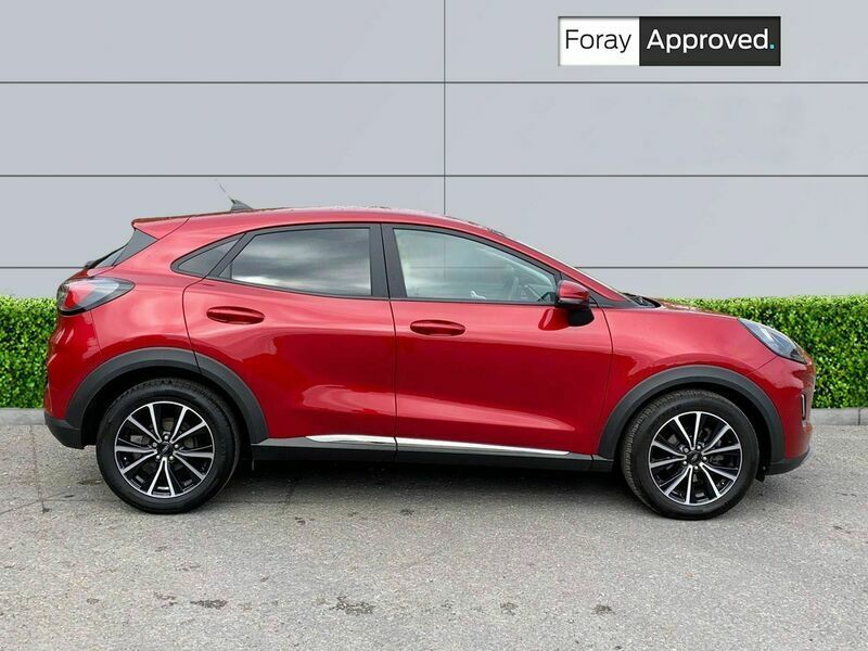 Used Ford Puma Titanium 123 HP (90 kW) 2020 Red Coupe