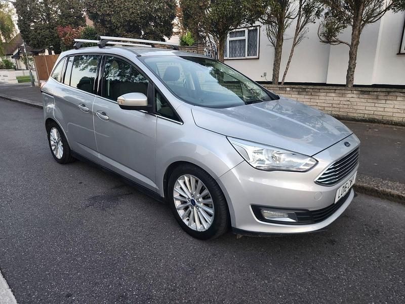 Used Ford Grand C-Max Titanium 125 HP (91 kW) 2016 Silver MPV