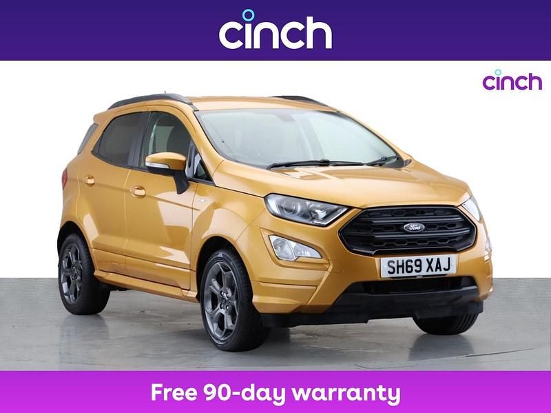 Yellow Used 2019 Ford Ecosport ST-Line SUV | £11,099 (Fair price) - Image 1/3