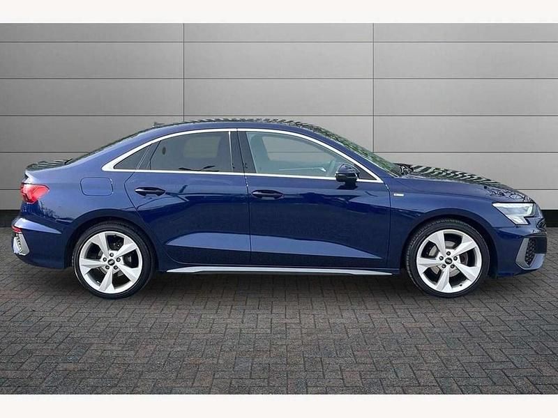 Used Audi A3 S-Line 110 HP (80 kW) 2023 Blue Sedan