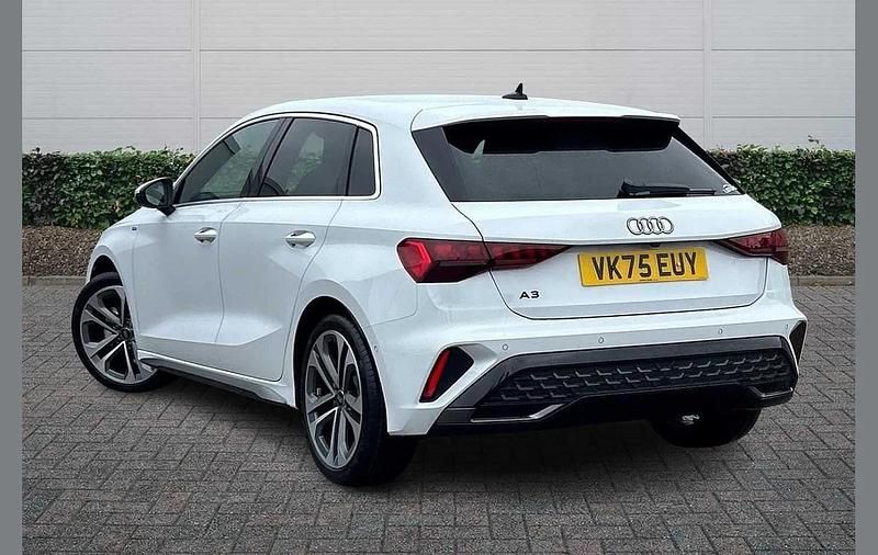New Audi A3 S-Line 147 HP (108 kW) 2026 White Hatchback
