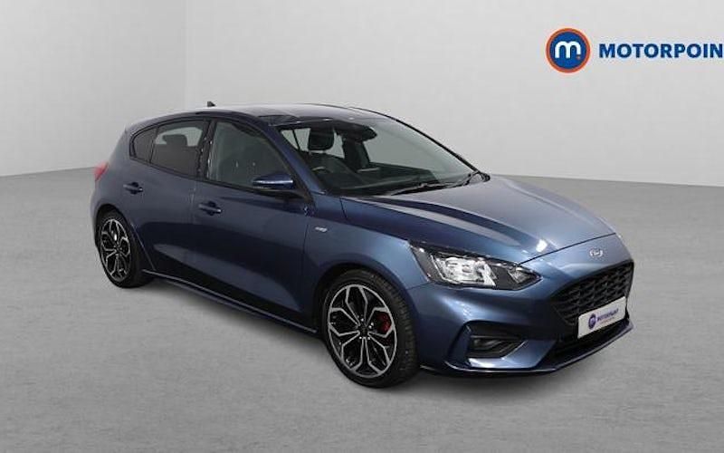 Used Ford Focus ST-Line X 125 HP (91 kW) 2020 Blue Hatchback