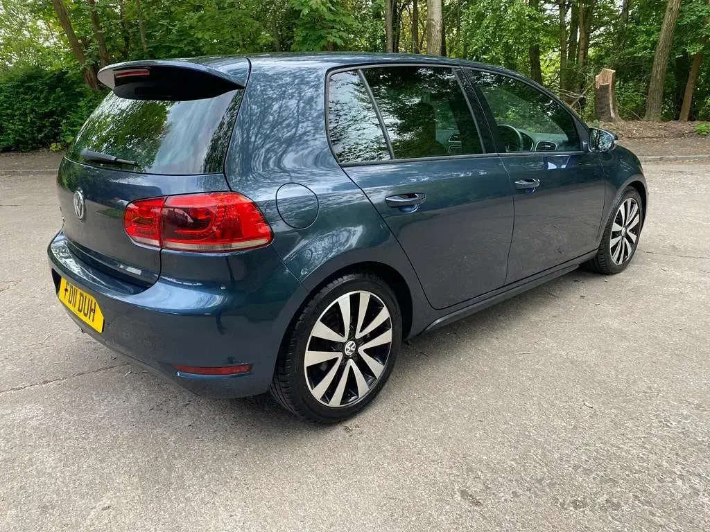 Used VW Golf VI GTD 170 HP (125 kW) 2011 Blue Hatchback