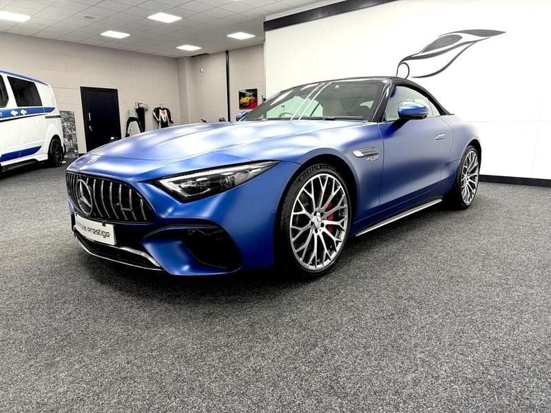 Used Mercedes SL55 AMG 2024 Blue Cabriolet
