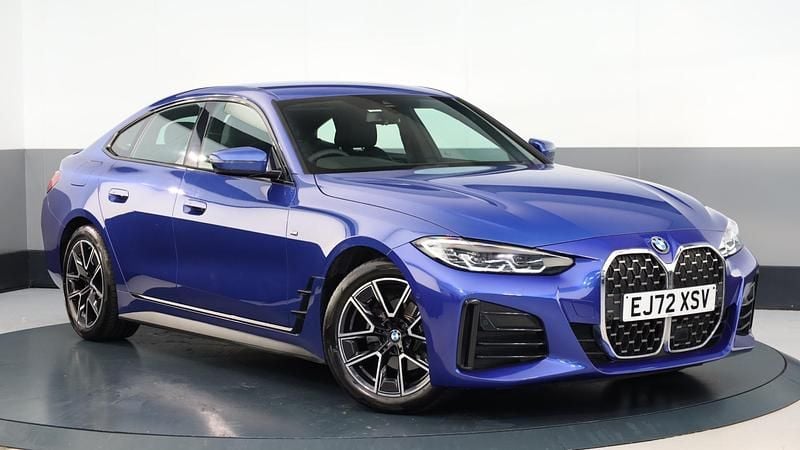Blue Used 2022 BMW 420 Gran Coupé M Sport Coupe | £28,000 (Good price) - Image 1/4
