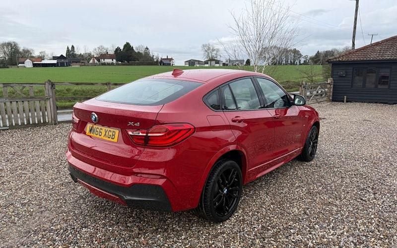 Used BMW X4 M Sport 313 HP (230 kW) 2016 Red SUV