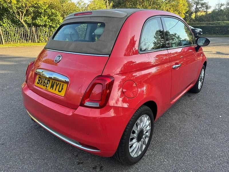 Used Fiat 500C Lounge 2018 Pink Cabriolet