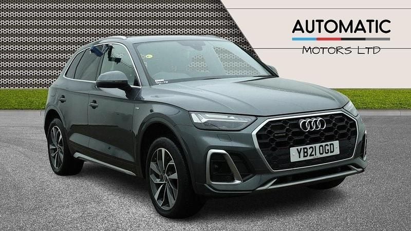 Grey Used 2021 Audi Q5 S-Line SUV | £23,490 (Good price) - Image 1/4