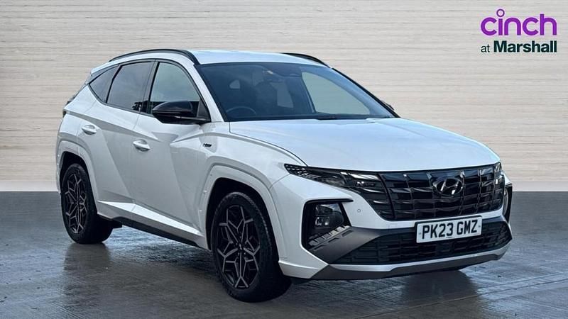White Used 2023 Hyundai Tucson N Line SUV | £22,613 (Fair price) - Image 1/4