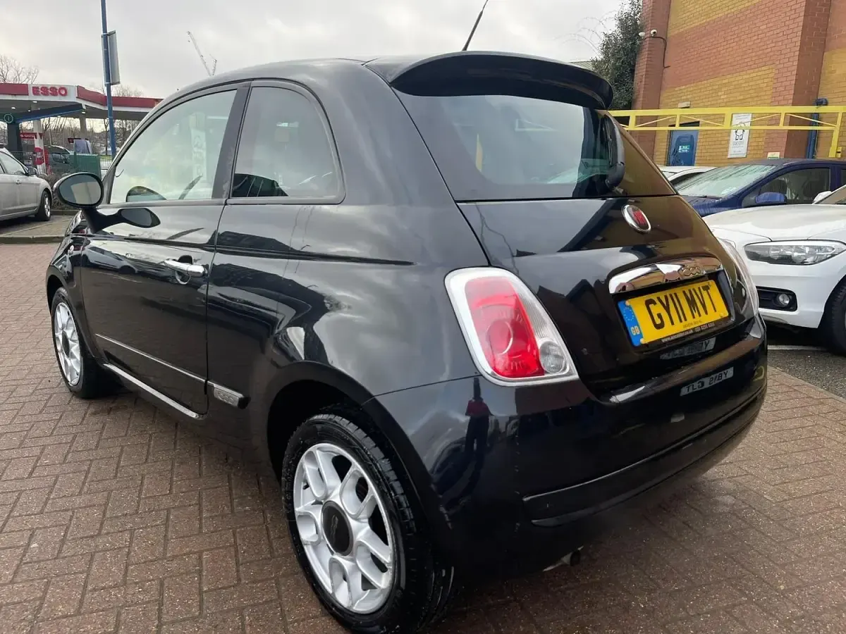 Used Fiat 500 S 69 HP (50 kW) 2011 Black Hatchback