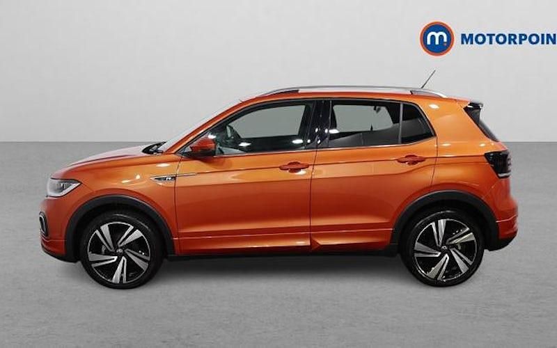 Used VW T-Cross R-line 110 HP (80 kW) 2024 Orange SUV