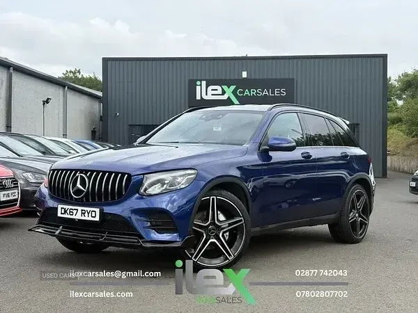Used Mercedes GLC220 AMG line 2017 Blue SUV