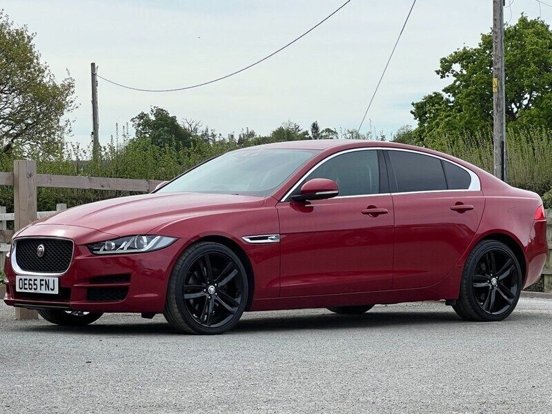 Red Used 2015 Jaguar XE Portfolio Sedan | £7,995 (Fair price) - Image 1/4