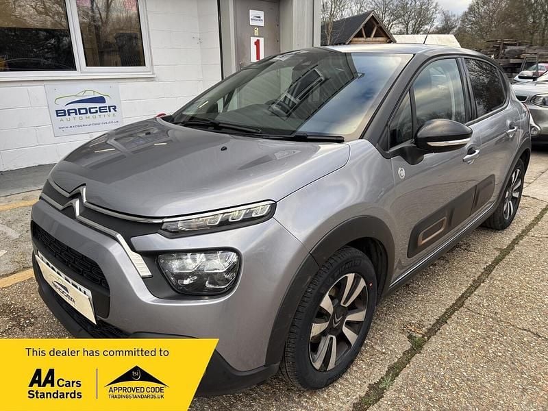 Grey Used 2023 Citroën C3 PureTech Hatchback | £9,995 (Good price) - Image 1/3