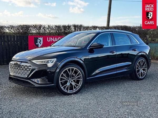 Black Used 2023 Audi Q8 e-tron Sport SUV | £32,950 (Fair price) - Image 1/4