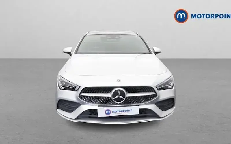 Used Mercedes CLA180 AMG Line Premium Plus 136 HP (100 kW) 2021 Silver Coupe