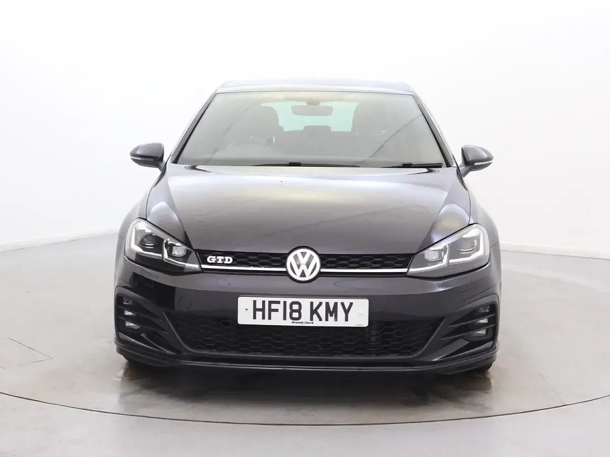 Used VW Golf VII GTD 184 HP (135 kW) 2018 Black Hatchback