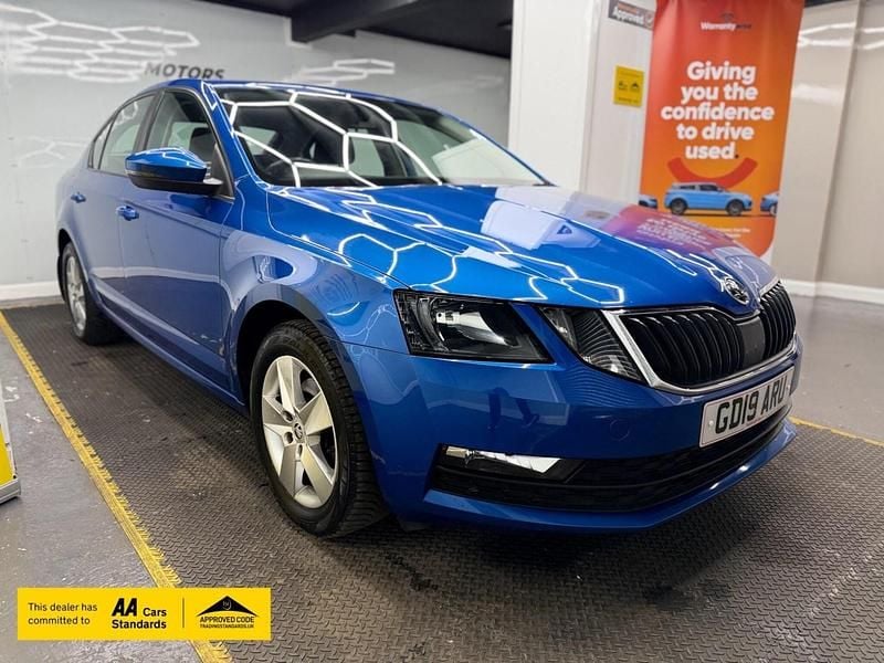 Used Skoda Octavia SE 116 HP (85 kW) 2019 Blue Hatchback