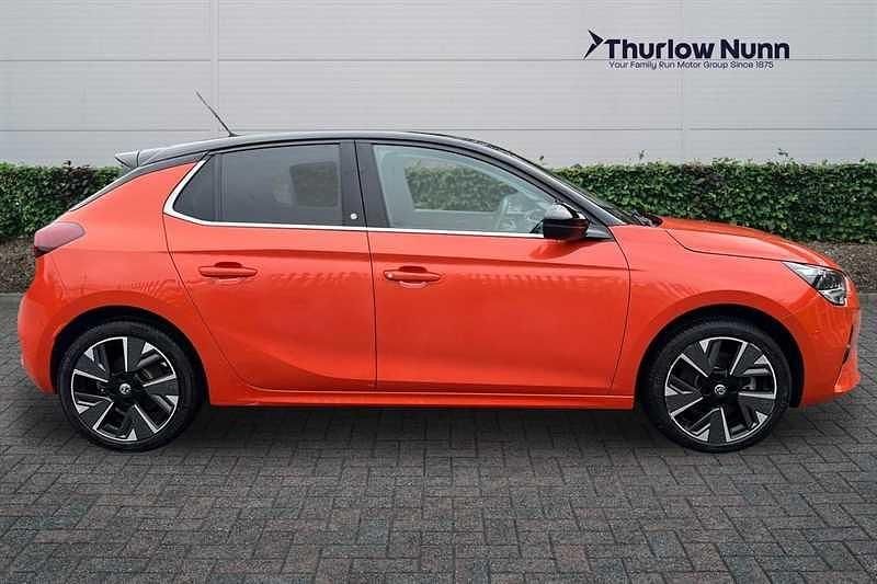 Used Vauxhall Corsa-e Elite 100 kW (136 HP) 2020 Orange Hatchback