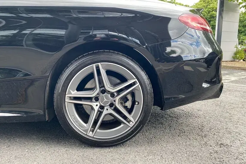 Used Mercedes C43 AMG AMG 390 HP (286 kW) 2018 Obsidian black Cabriolet