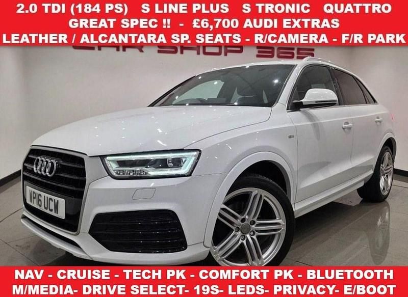 White Used 2016 Audi Q3 S-line plus SUV | £9,990 (Fair price) - Image 1/4