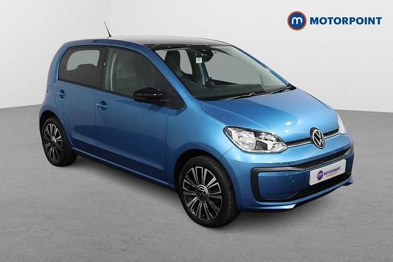 Used VW up! Black Edition 65 HP (47 kW) 2021 Blue Hatchback