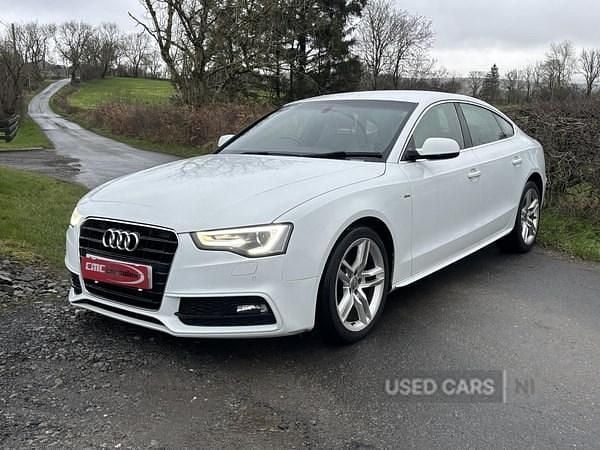 Used Audi A5 S-Line 2015 White Coupe