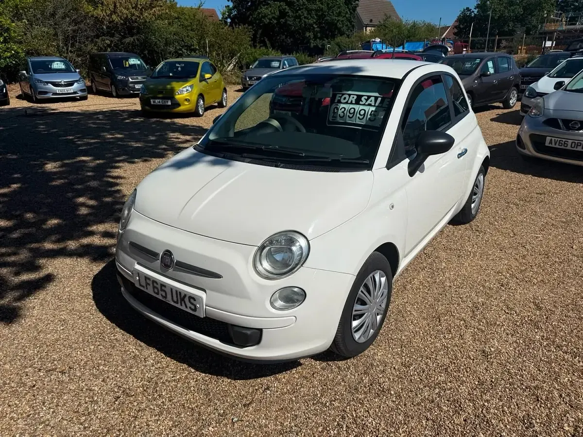Used Fiat 500 Pop 2015 White Hatchback