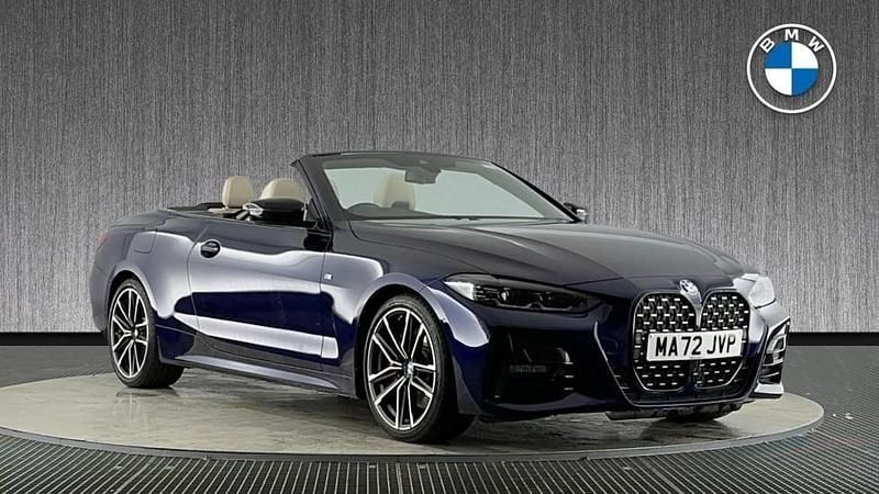 Used BMW 420 M Sport 187 HP (137 kW) 2022 Blue Cabriolet