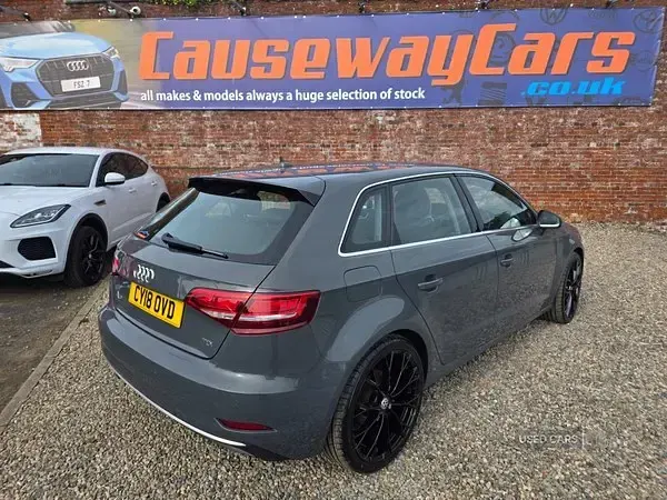 Begagnad Audi A3 Sport 150 HK (110 kW) 2018 Grå Sedan