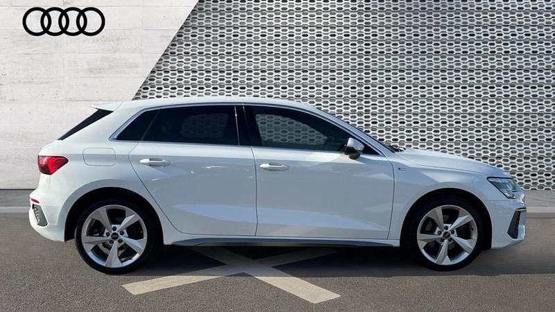 Used Audi A3 e-tron S-Line 204 HP (150 kW) 2024 White Hatchback