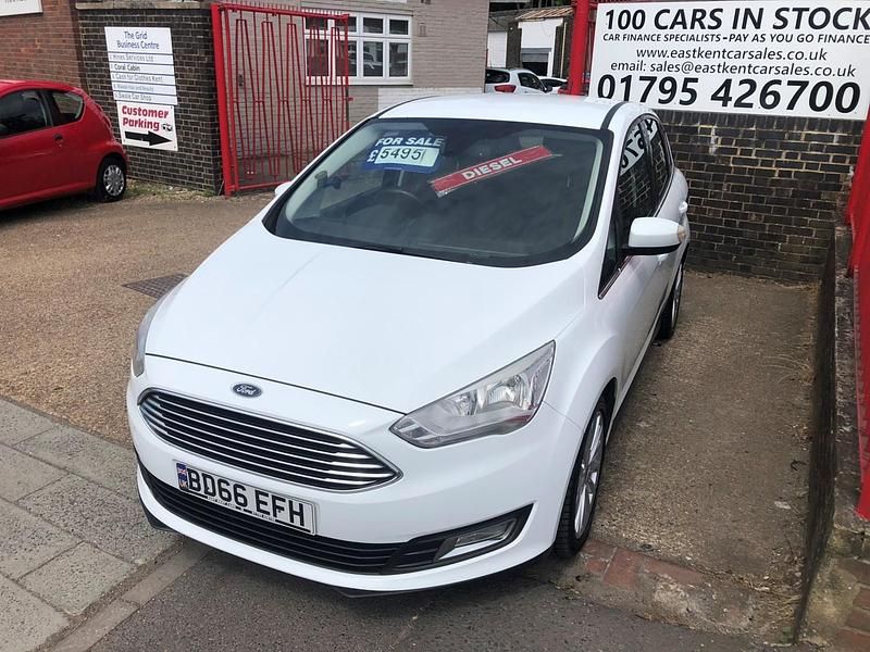 Used Ford C-MAX Titanium 120 HP (88 kW) 2016 White MPV