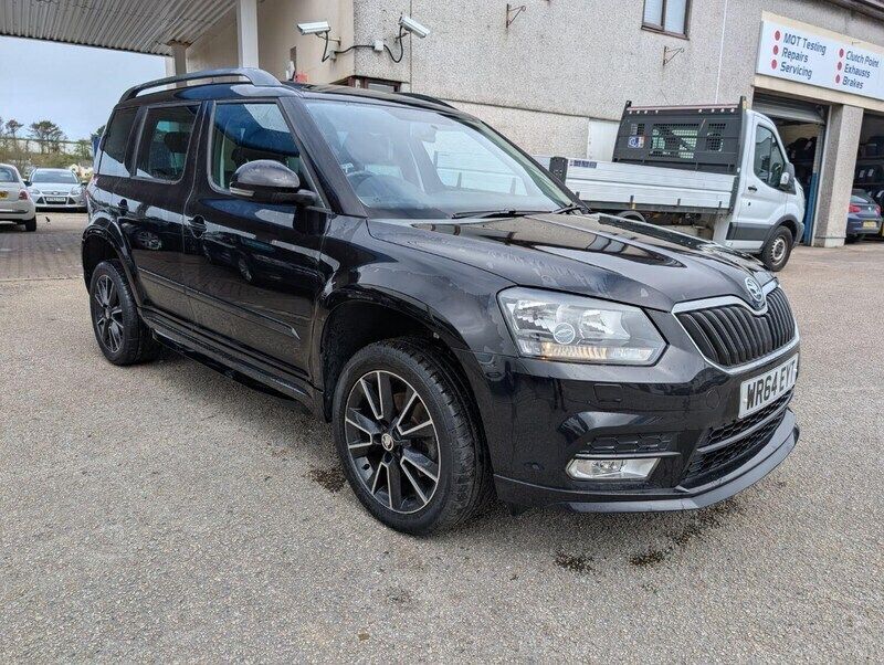 Black Used 2014 Skoda Yeti SUV | £10,995 (Expensive) - Image 1/4