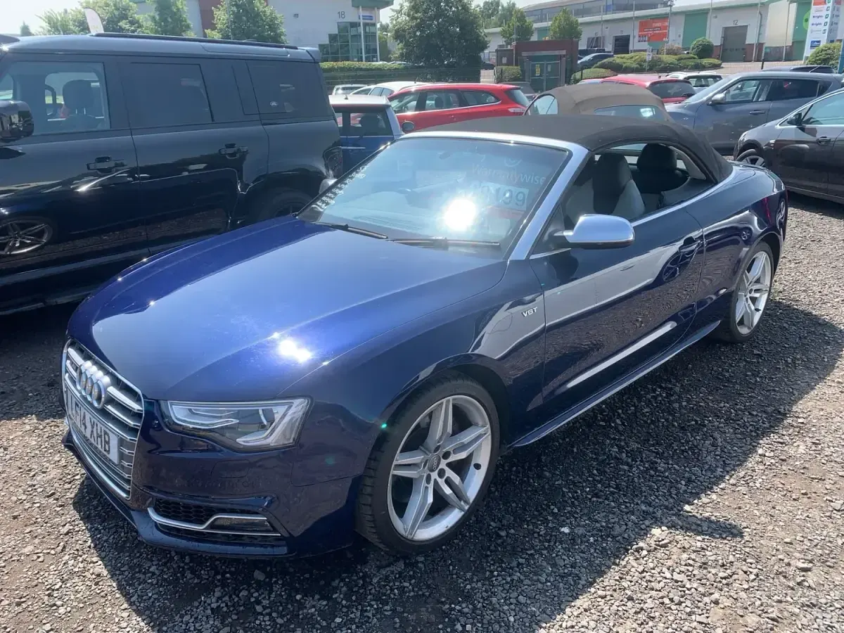 Used Audi A5 Cabriolet 272 HP (200 kW) 2014 Blue Cabriolet