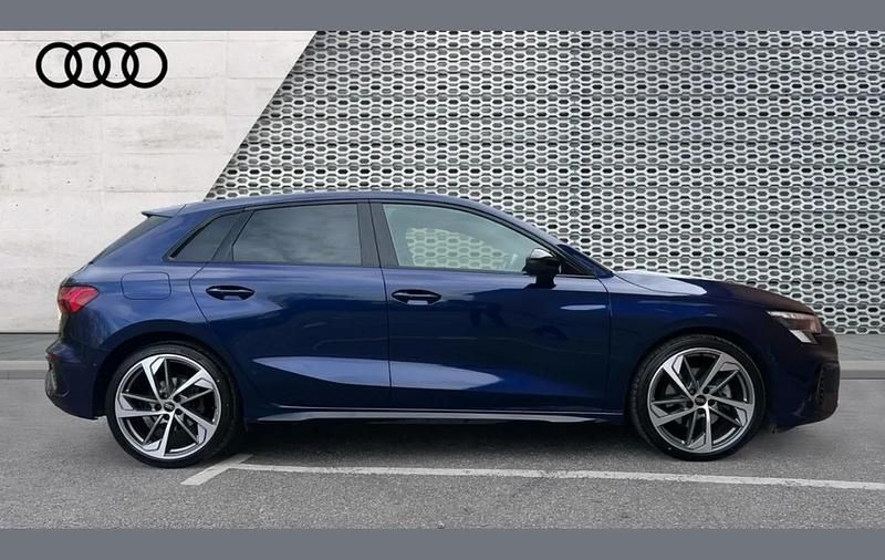 Used Audi A3 Black Edition 147 HP (108 kW) 2023 Blue Sedan