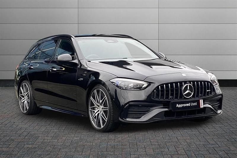 Used Mercedes C43 AMG Premium Plus 421 HP (309 kW) 2025 Obsidian black Estate