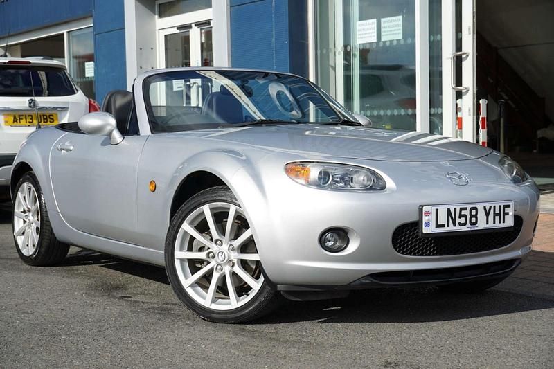 Silver Used 2008 Mazda MX5 Inclusive Cabriolet | £4,495 (Fair price) - Image 1/3