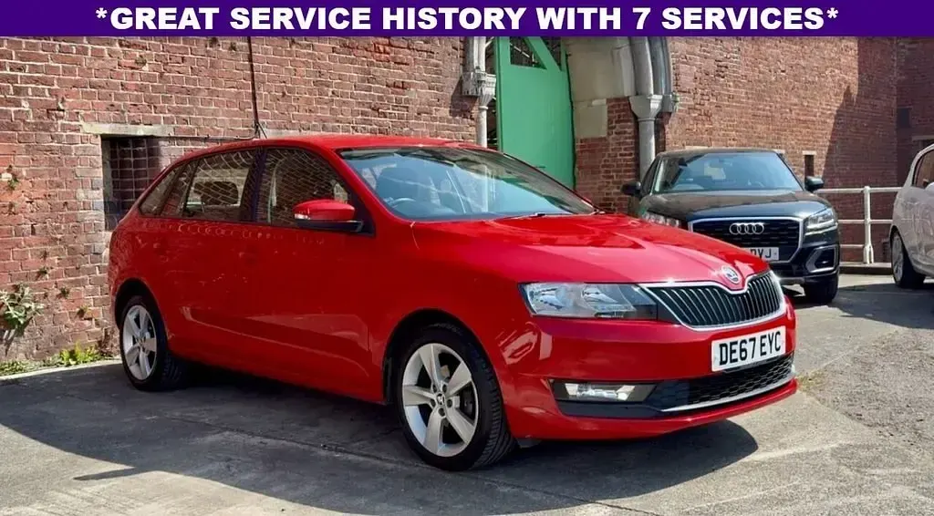 Usado Skoda Rapid SE 95 HP (69 kW) 2017 Vermelho Citadino