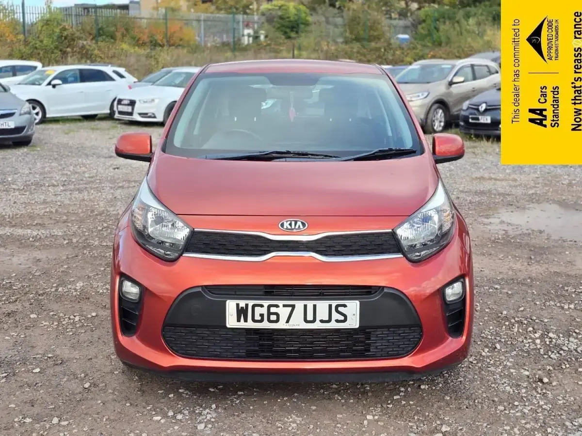 Begagnad Kia Picanto 83 HK (61 kW) 2017 Orange Halvkombi