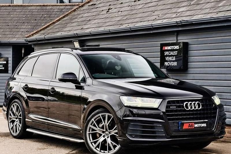 Black Used 2019 Audi Q7 S-Line SUV | £29,989 (Good price) - Image 1/1