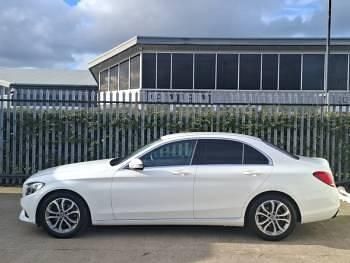 Used Mercedes C220 170 HP (125 kW) 2017 White Sedan