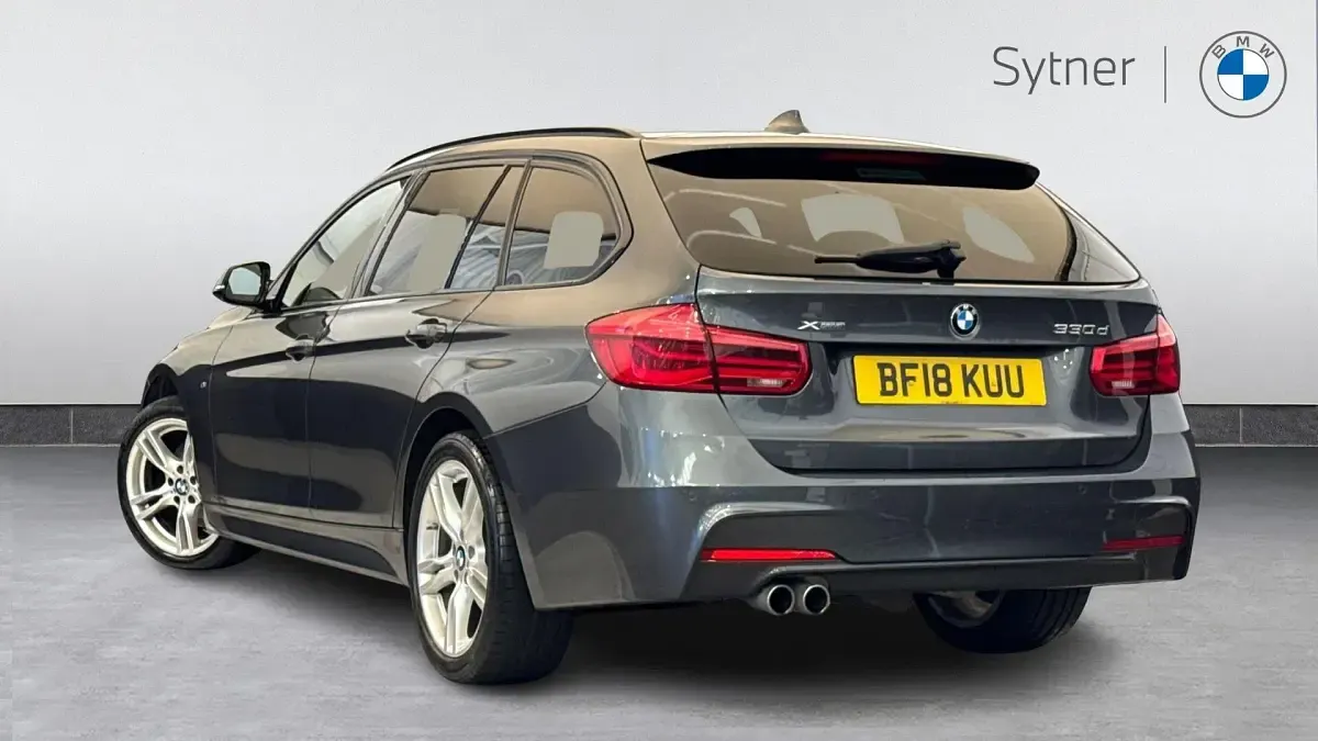 Usado BMW 330 M Sport 254 CV (186 kW) 2018 Gris Familiar