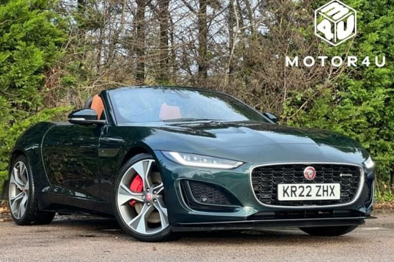 Green Used 2022 Jaguar F-Type R-Dynamic Cabriolet | £49,990 (Super price) - Image 1/1