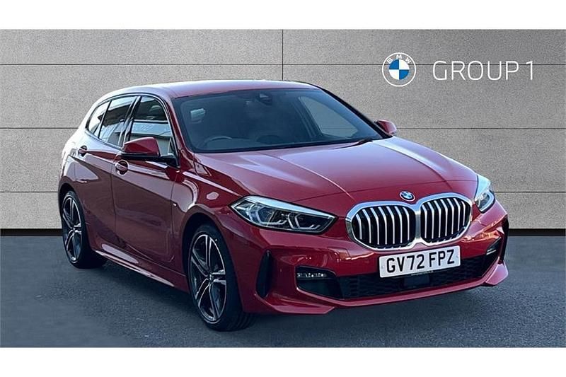 Used BMW 118 M Sport 136 HP (100 kW) 2022 Red Hatchback