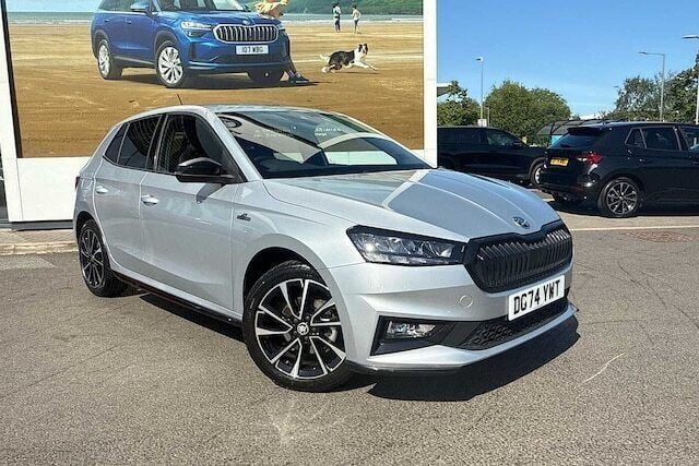 Brilliant silver metallic Used 2024 Skoda Fabia Monte Carlo Hatchback | £20,750 - Image 1/4